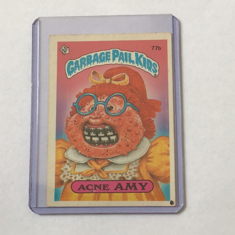 Garbage Pail Kids 'Acne Amy' 77 b Trading Card
